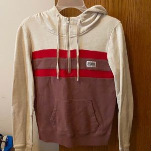 PINK half zip hoodie